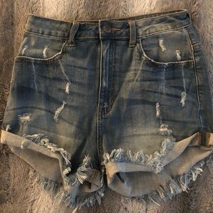 Fashion Nova Cuff Fray Short